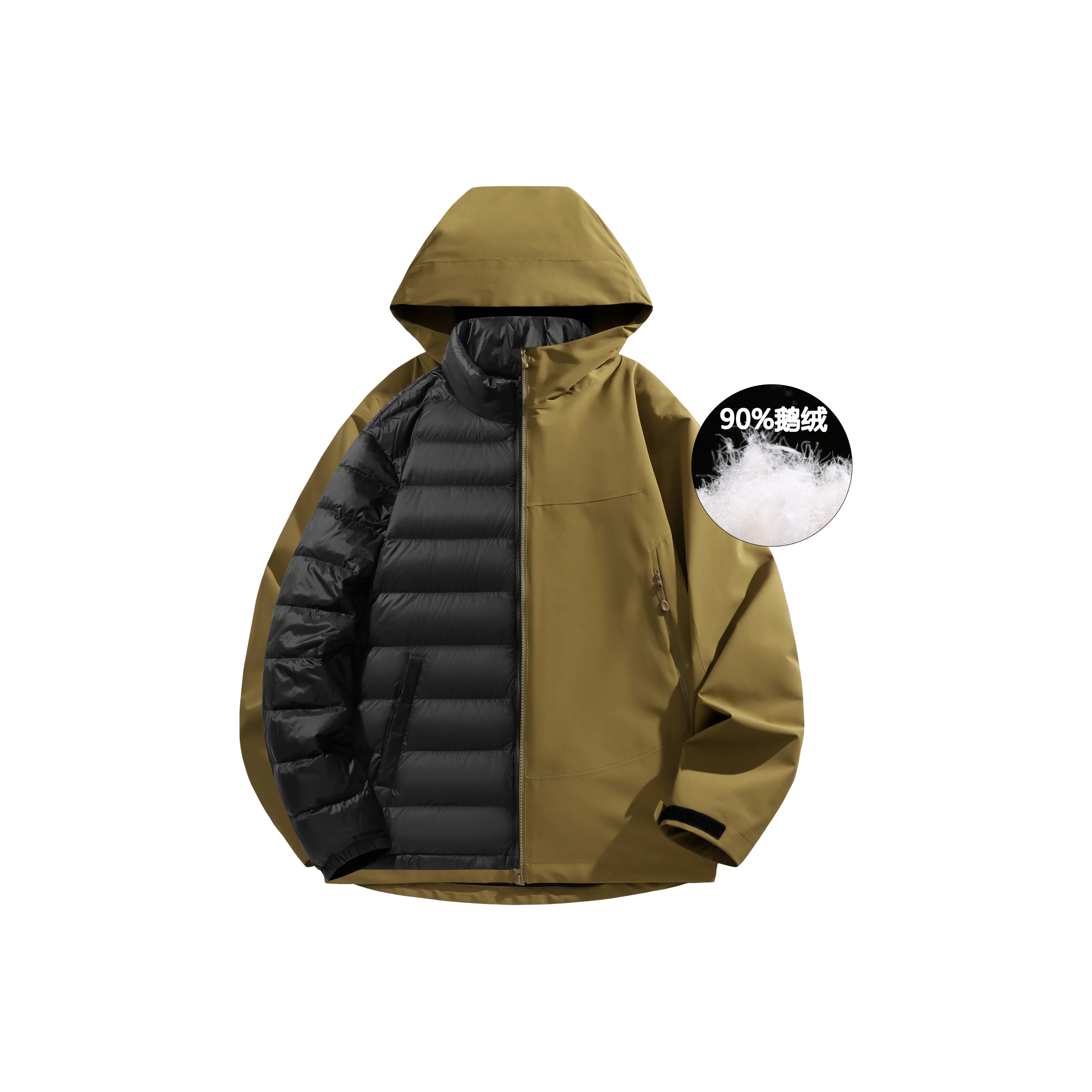 JUNGLE PANDA Водонепроницаемый Ветрозащитный Дышащий Устойчивый к истиранию Теплоизоляционный ветровка Унисекс