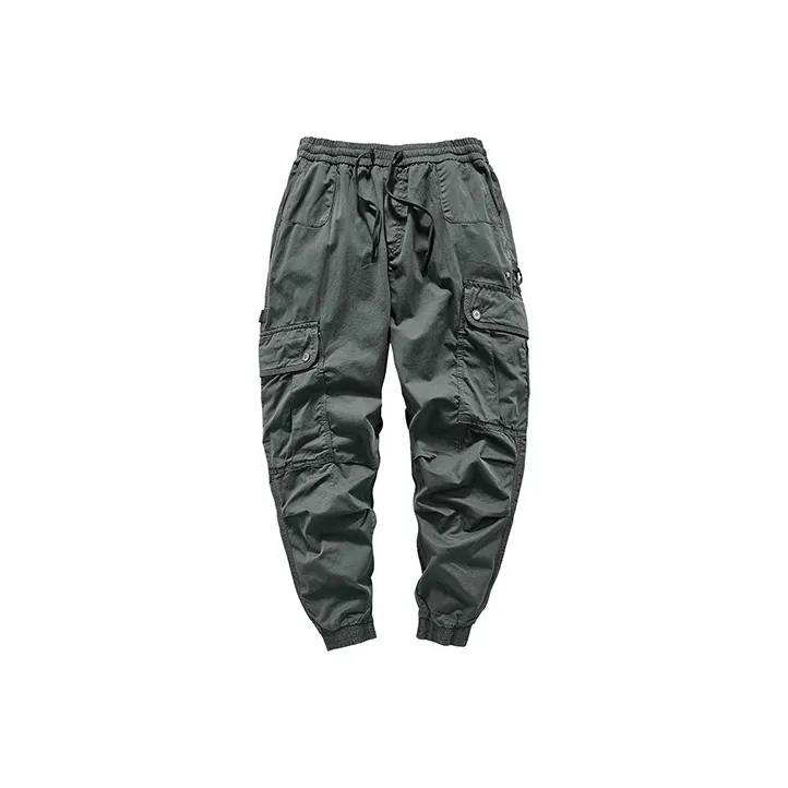 VIP Drawstring Elastic Cuff Casual Pants Men's