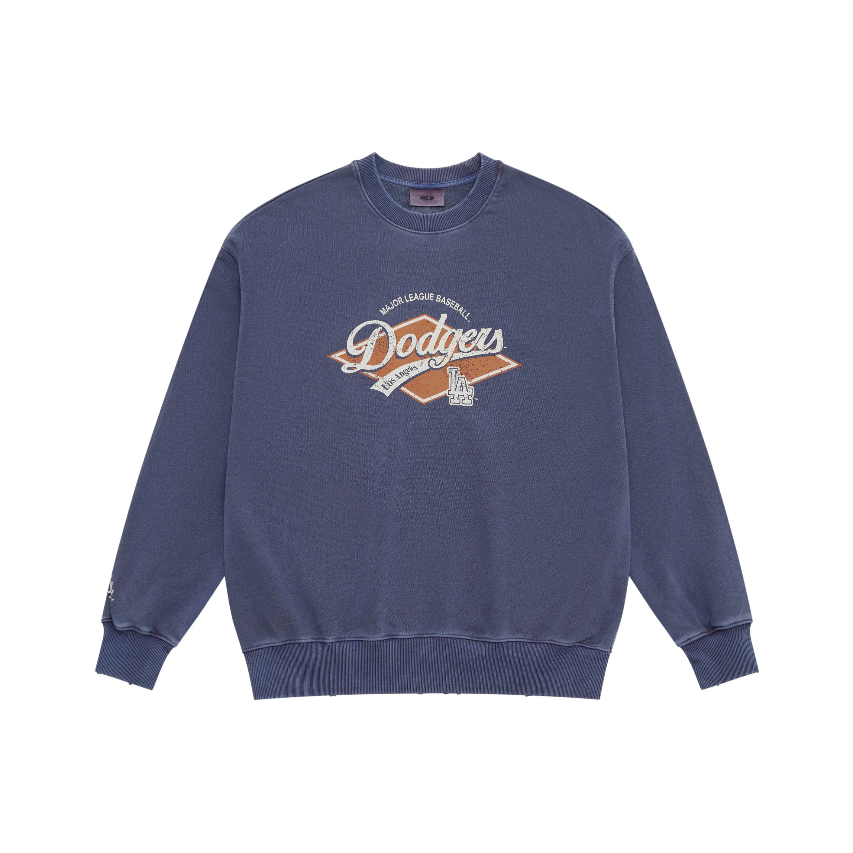 MLB Preppy Style Collection Los Angeles Dodgers SS25 Свитшот Унисекс Индиго