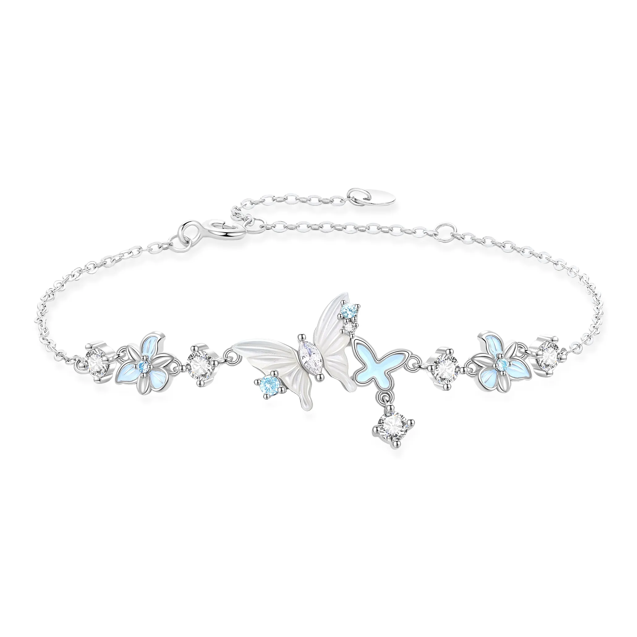 Lao Feng Xiang S925 Silver Bracelets Women's