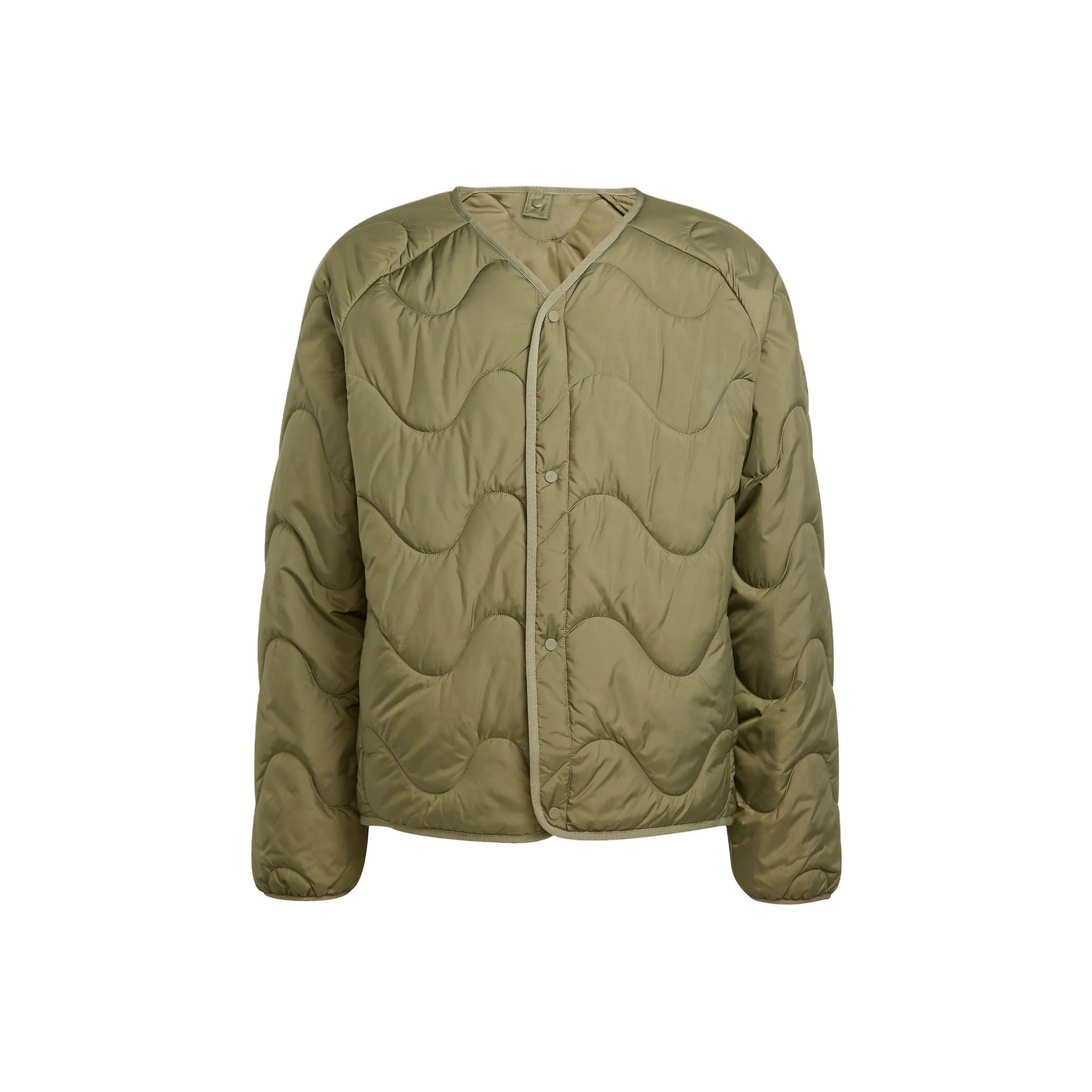 Adidas NUGANIC INS Пуховая куртка Мужская Слоистая Оливково-зеленая