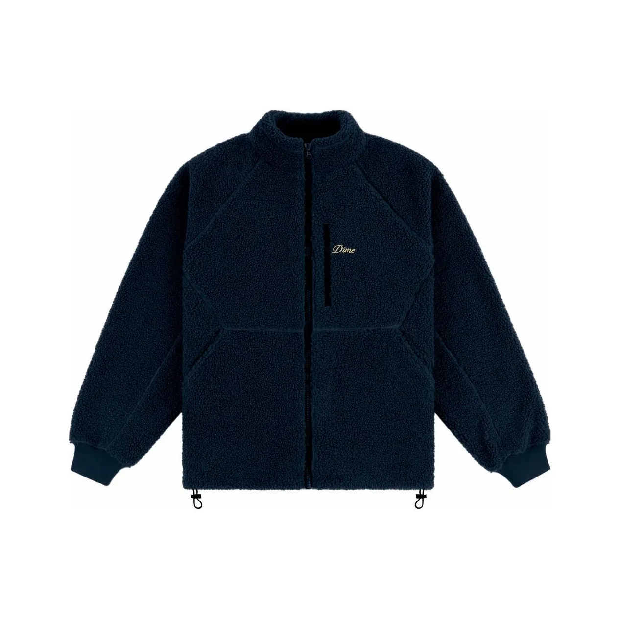 Dime MTL FW24 Velvet feel Coat Unisex Marine Blue