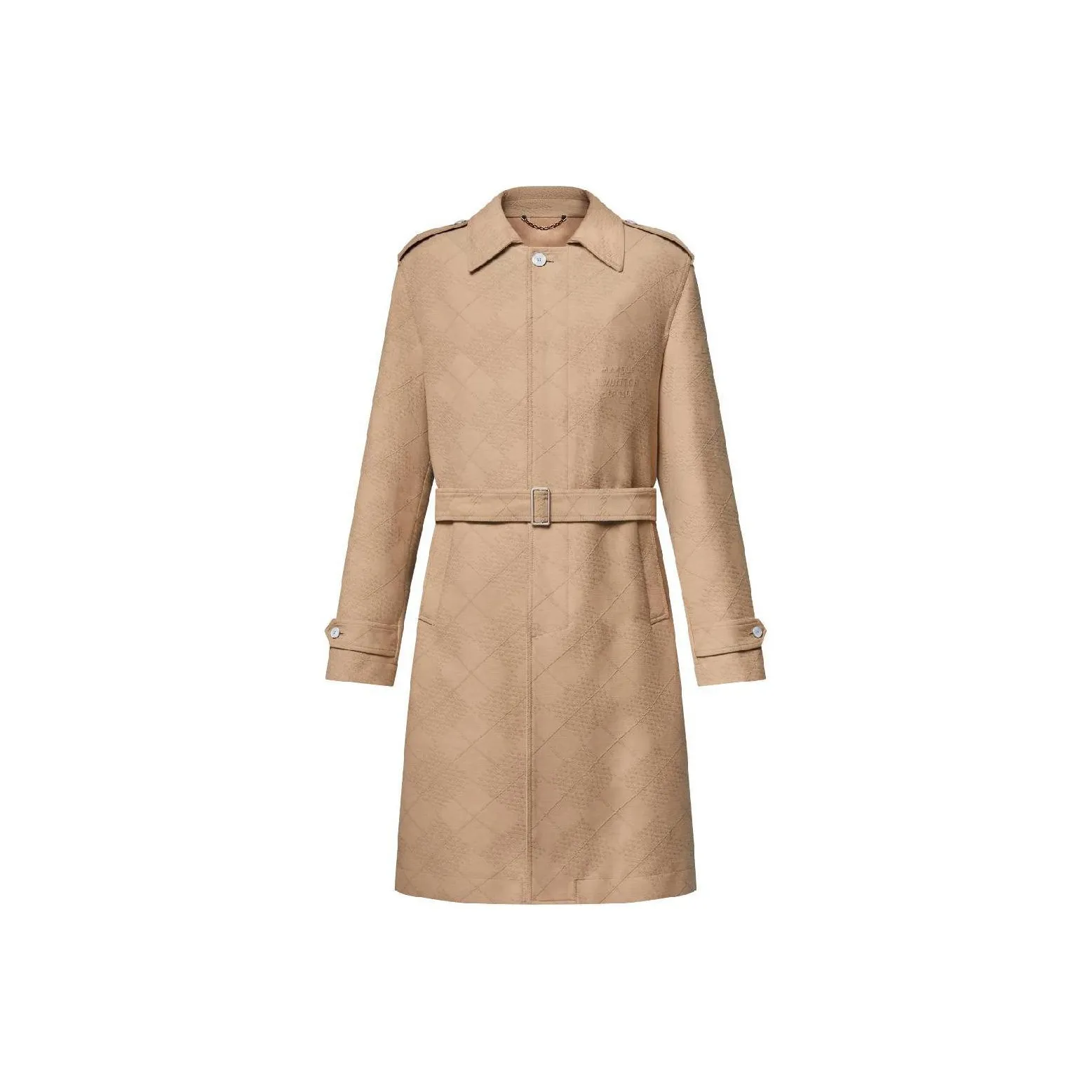 Lv Cotton Silk Blend Trench