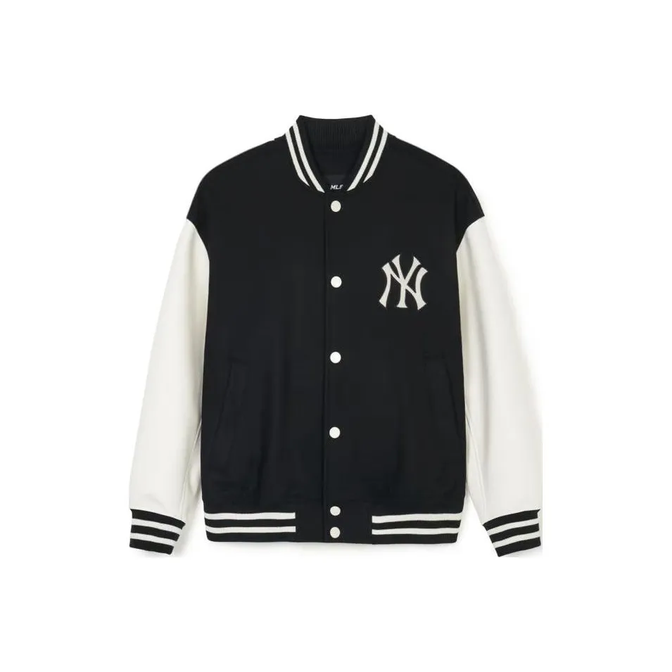 MLB SS24 Baseball Jacket Unisex Black