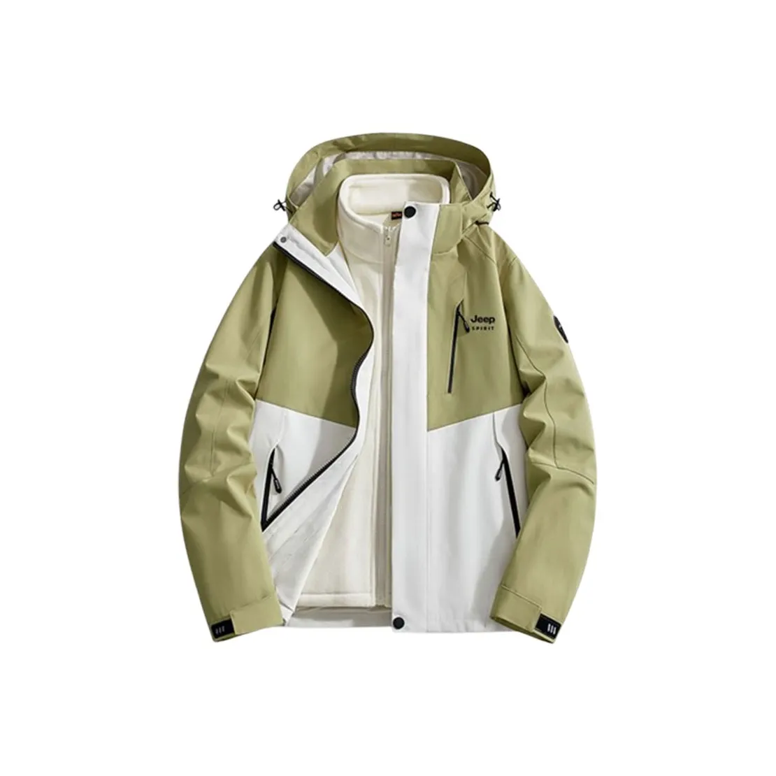 JEEP SPIRIT Водонепроницаемый Ветрозащитный Дышащий Термический Водоотталкивающая куртка унисекс