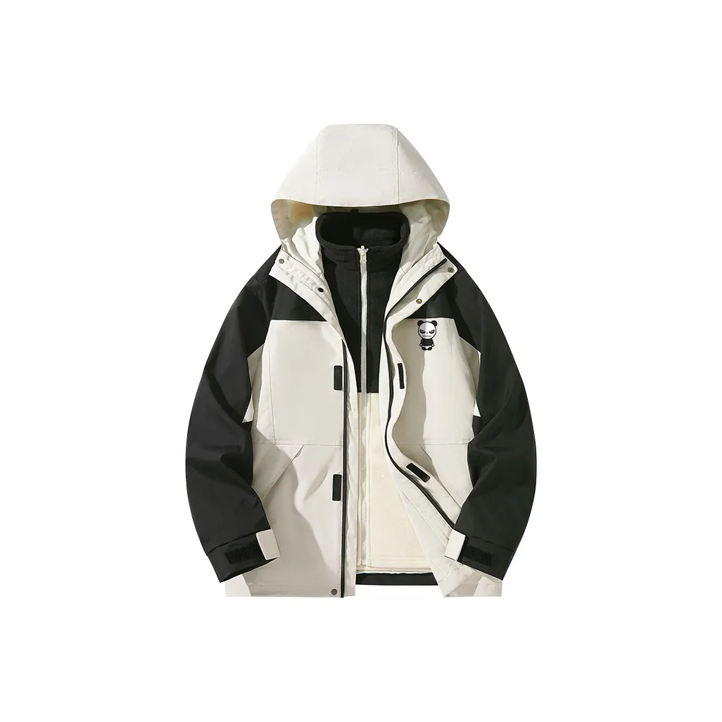 HIPANDA Водонепроницаемый и Ветрозащитный Съемный Подкладка С капюшоном 3 в 1 Ветровка Унисекс