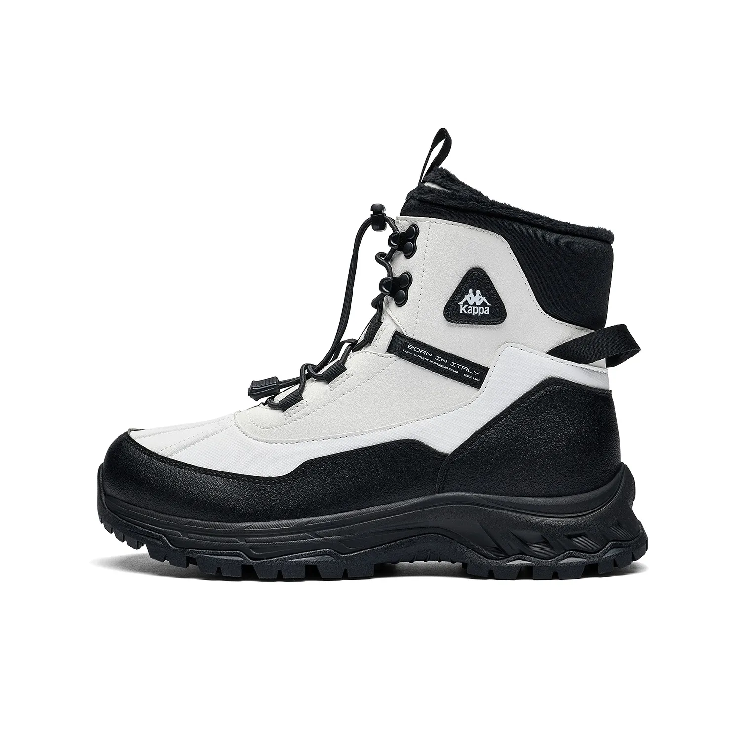 KAPPA Теплый Износостойкий Покрытие устойчивое к нижнему юбке Короткие сноубутсы Унисекс Классический Белый Черный