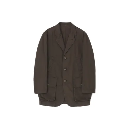 Yohji Yamamoto Коричневый Мужские Куртки
