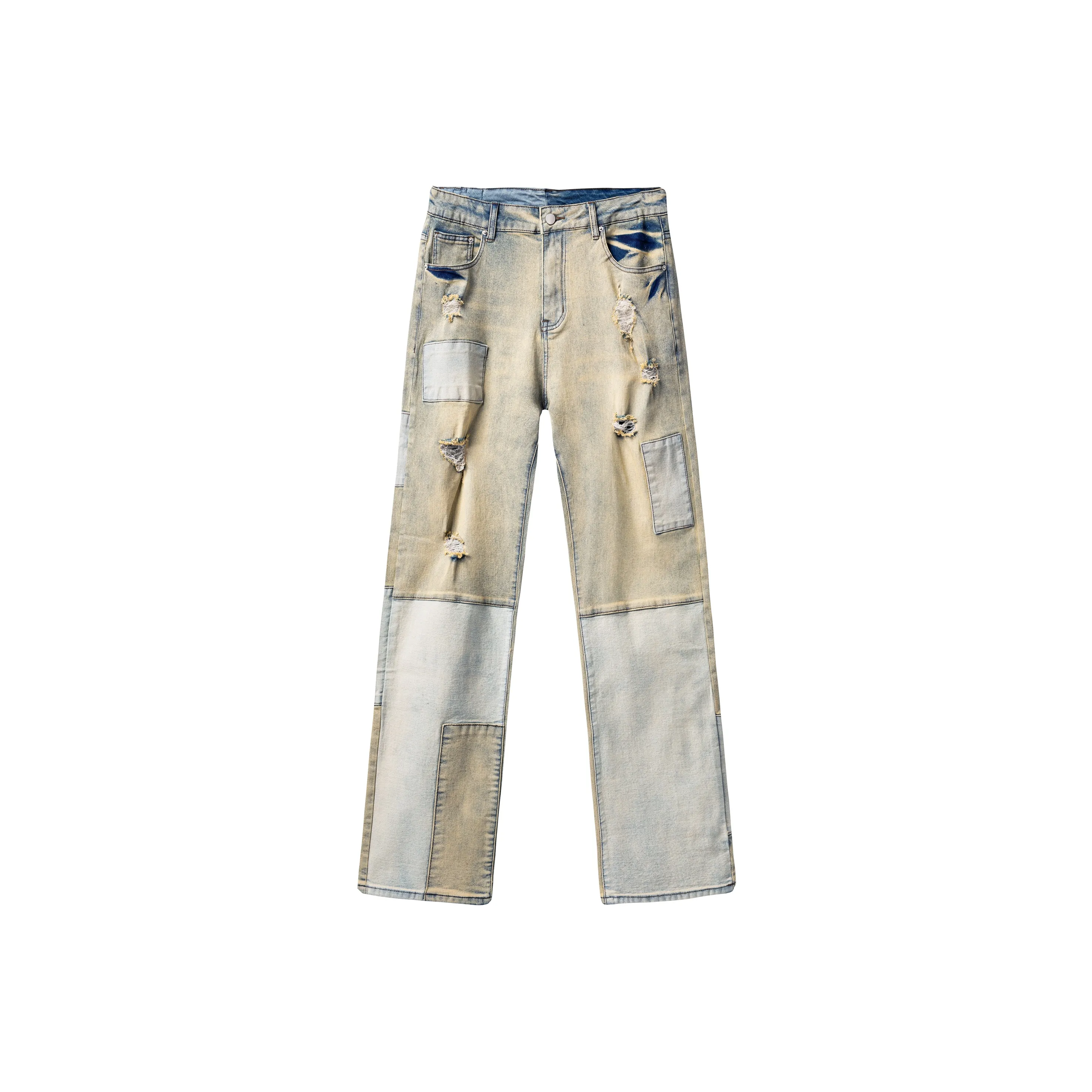 PILOTDRAGON Jeans Unisex Yellow Mud