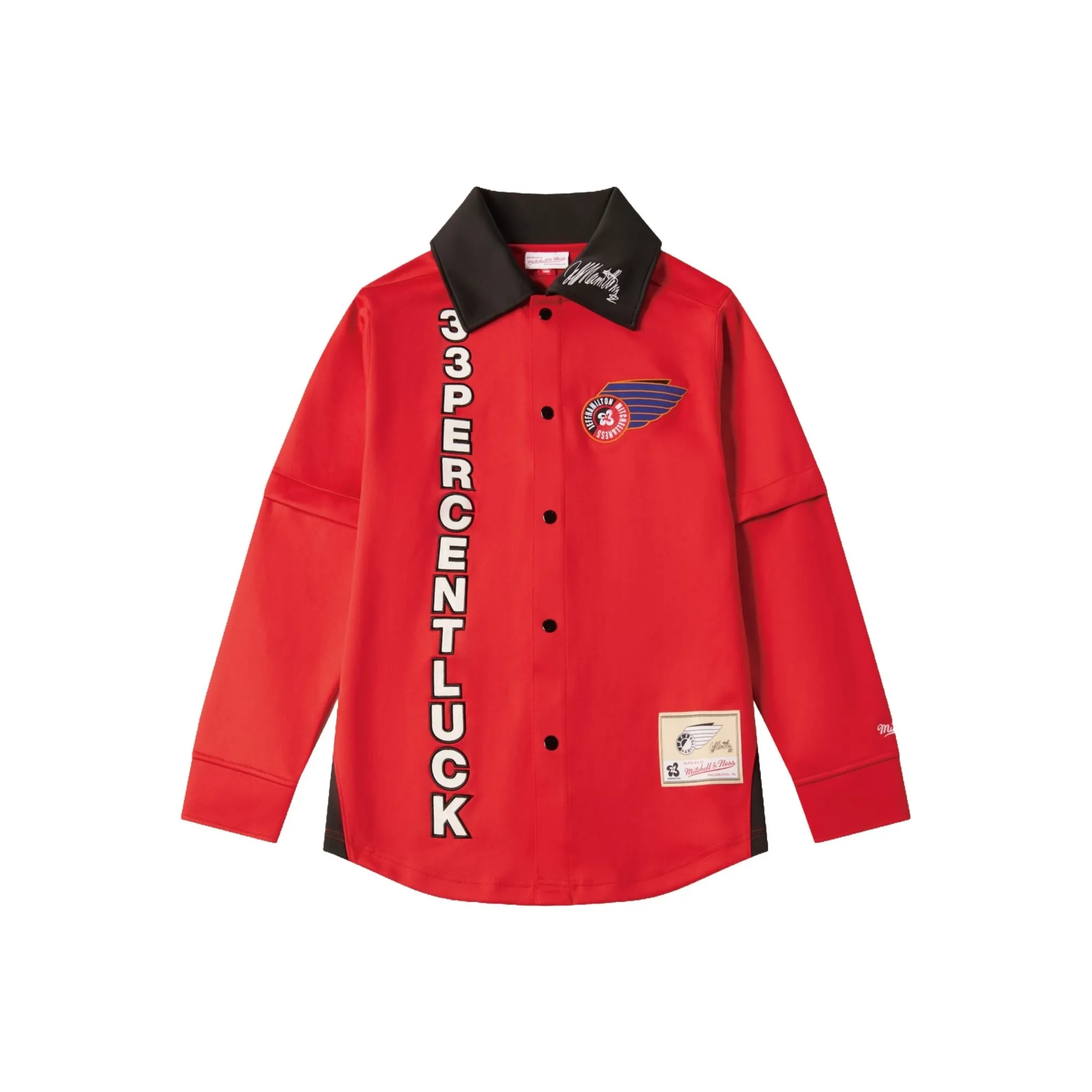Mitchell & Ness Jeff Hamilton X 33 Co brand Jacket Unisex Red