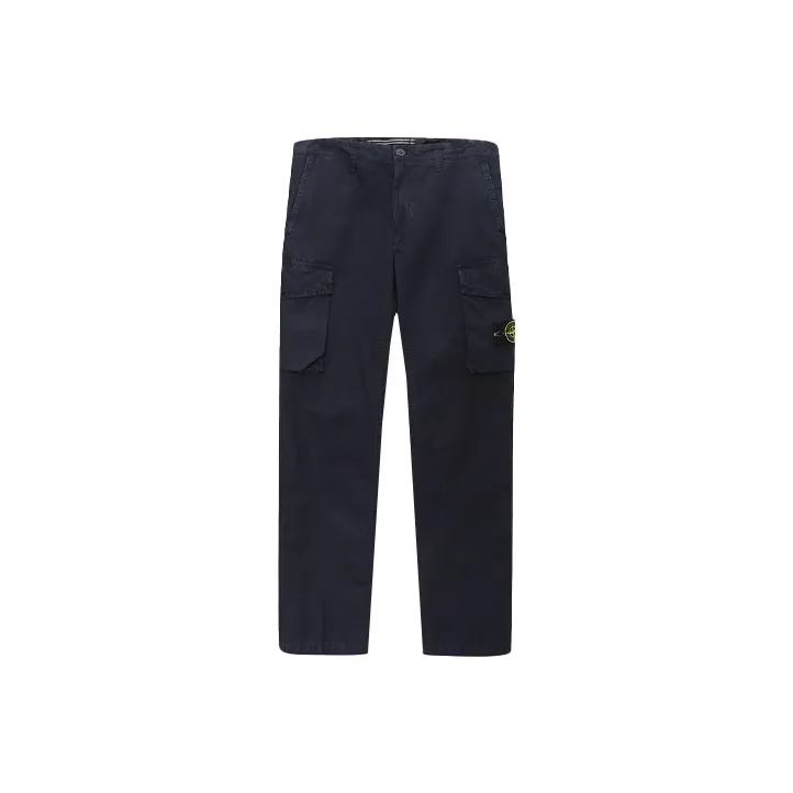 STONE ISLAND SS21 Cargo Pants Men's Dark Blue