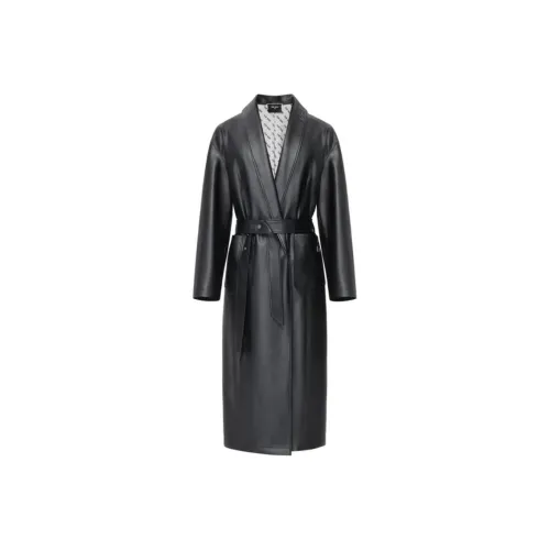 TEAM WANG FW24 CHOICES Collection Черное Унисекс Пальто