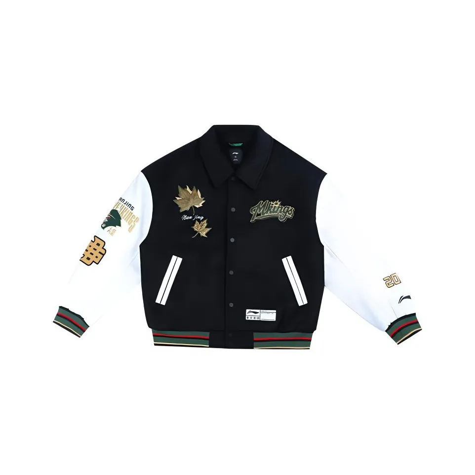 LINING CBA Collection Professional Basketball Collection Куртки Пальто 24 25 Сезон Нанкинский Команда Унисекс