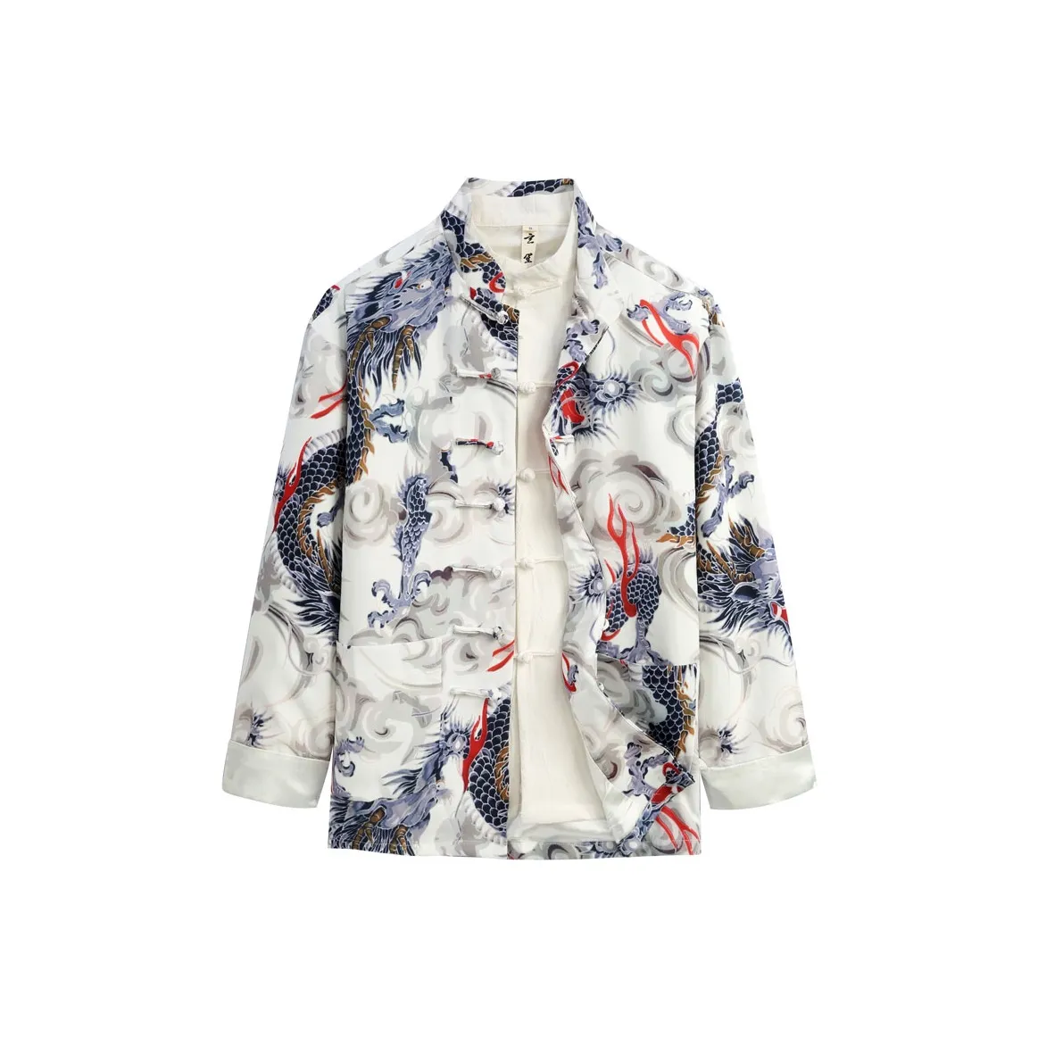 XUANSHENG Куртки Пальто Мужской Flood Дракон Играющий Вода
