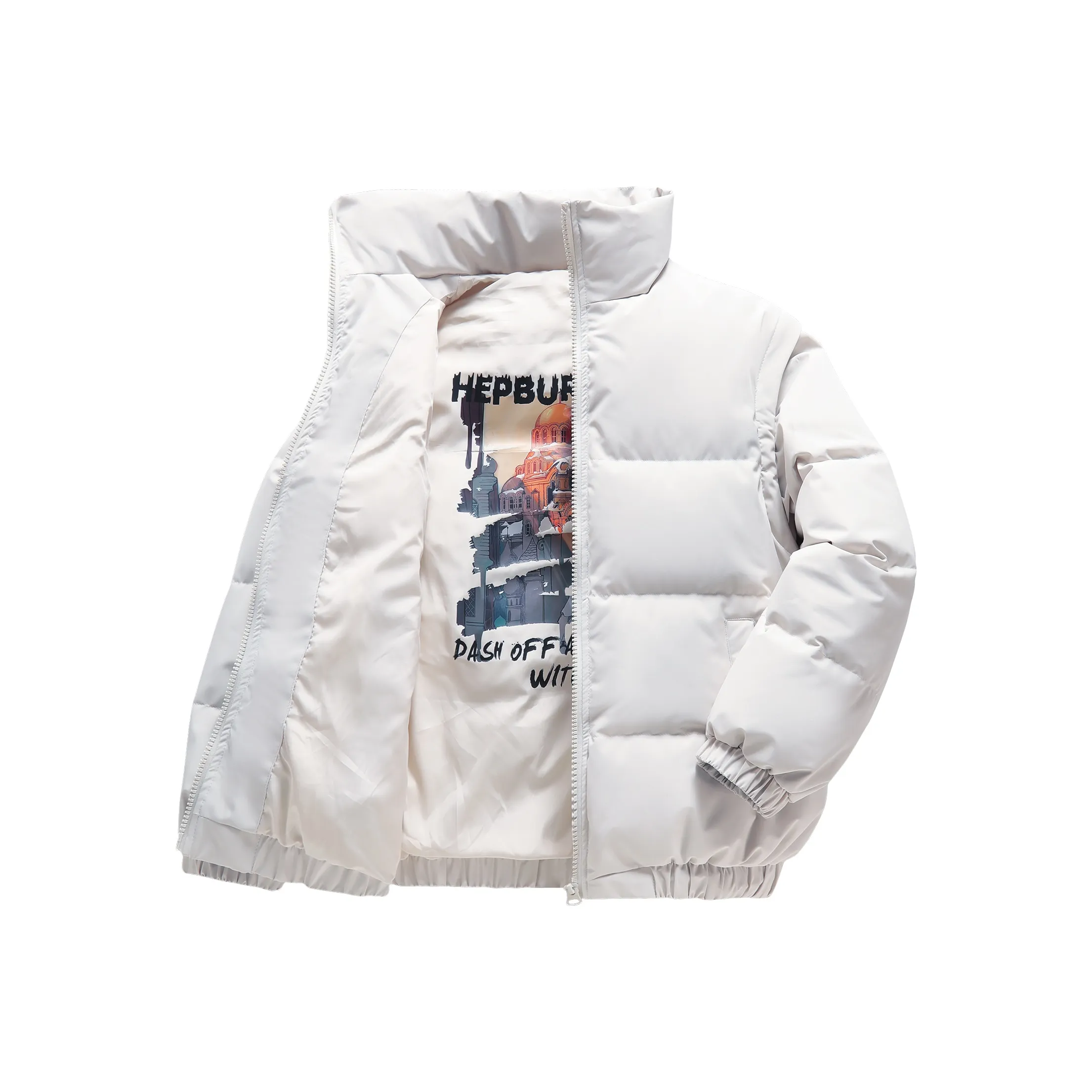 Hepburn Cat Down Jackets Unisex