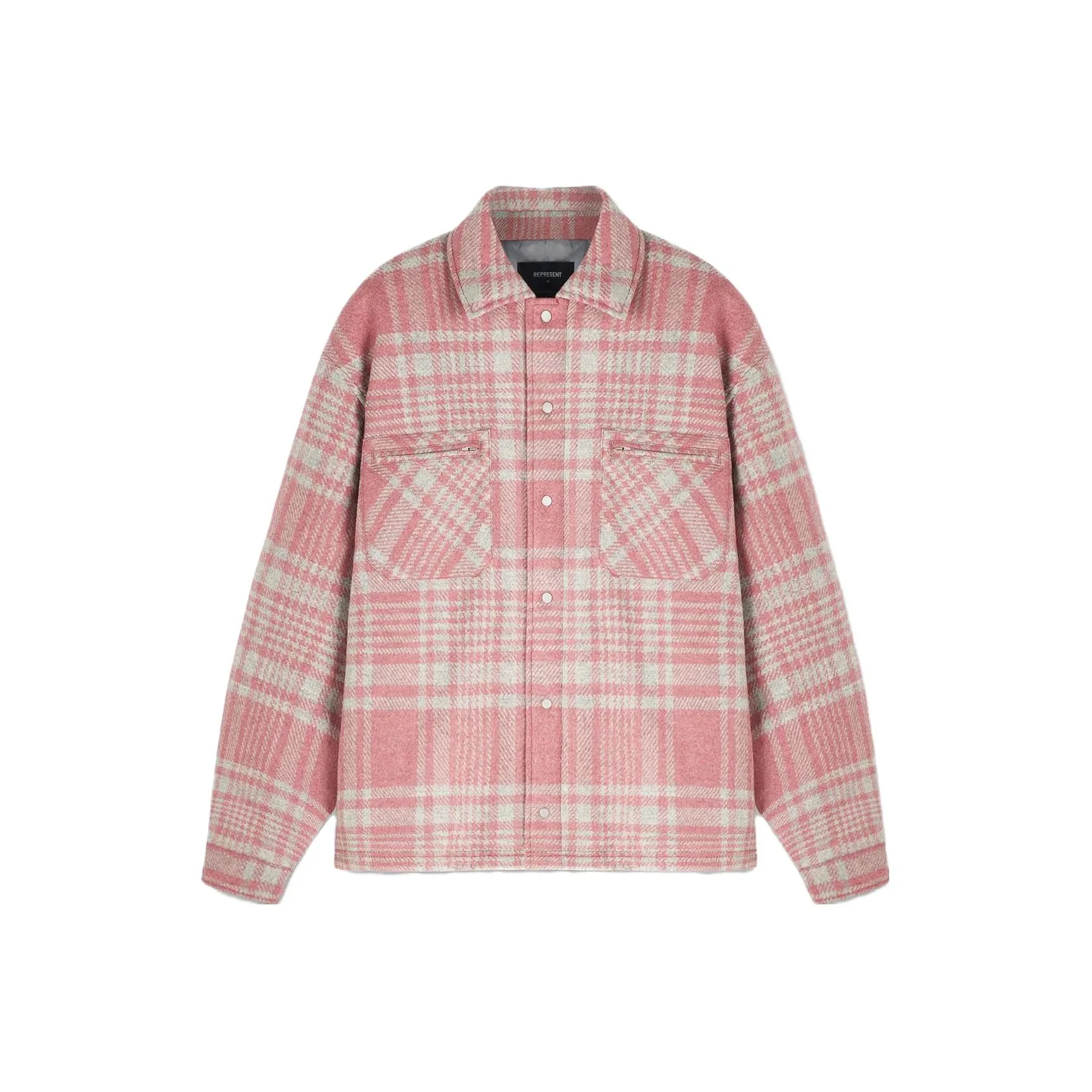 REPRESENT Quilted Flannel Jackets Coats Men's Pink