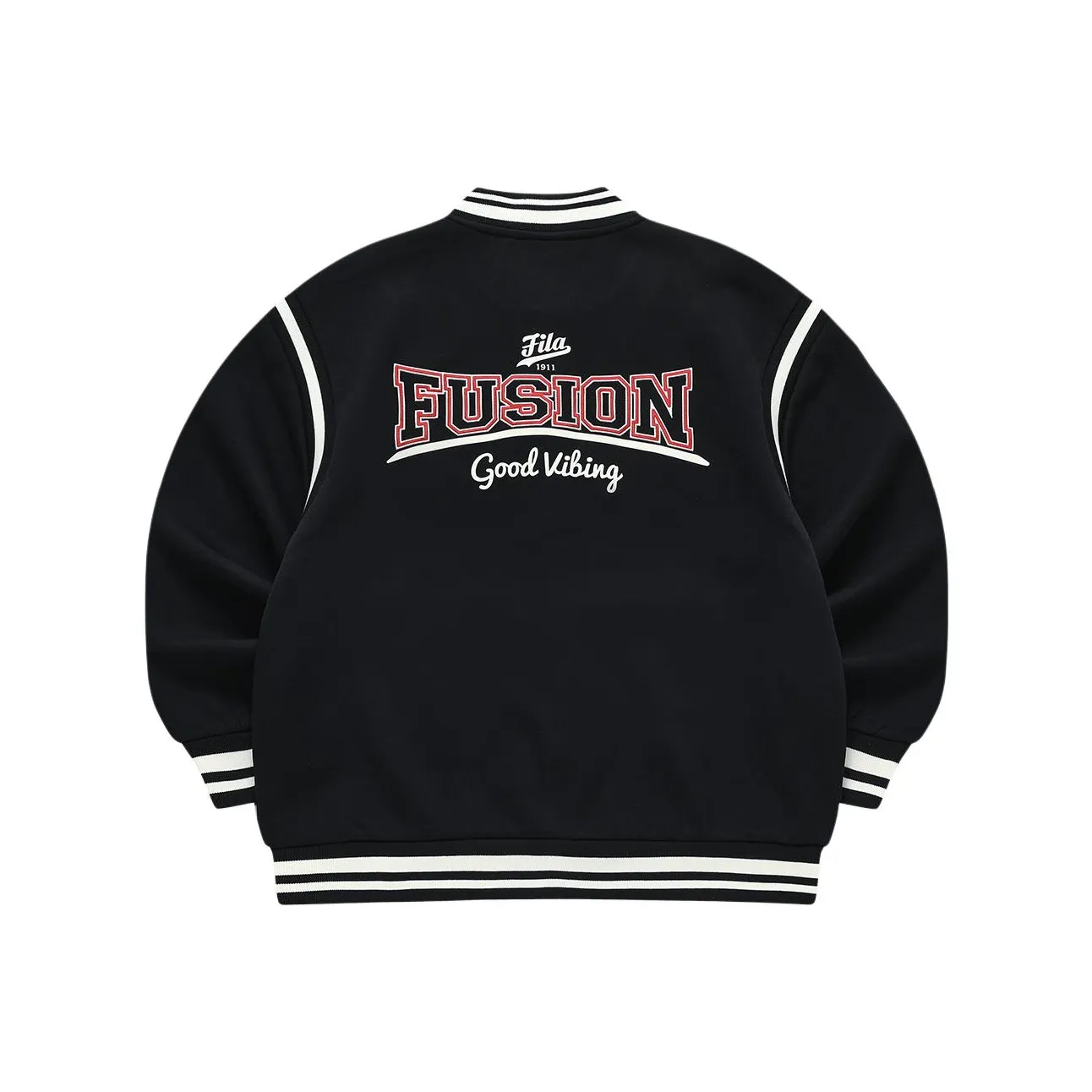 FILA FUSION Бейсбольная куртка Мужская Глубокий черный