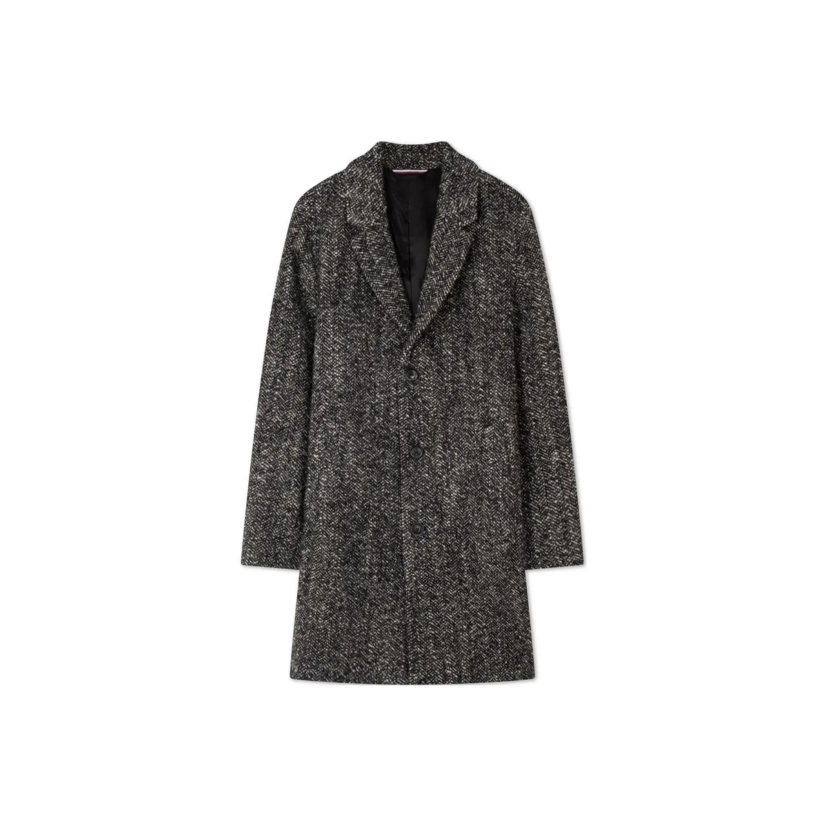 Tommy Hilfiger Пальто Мужское Черное Серое