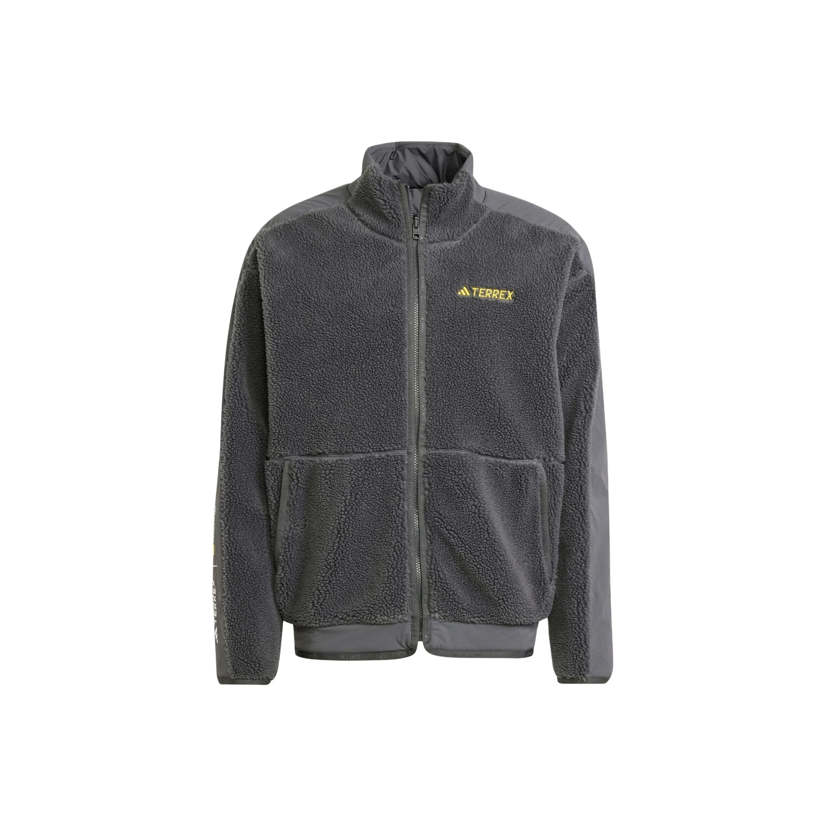 Adidas x TERREX X National Geographic FW24 ©National Geographic Куртка Бархат Feel Куртка Унисекс Темно-серый