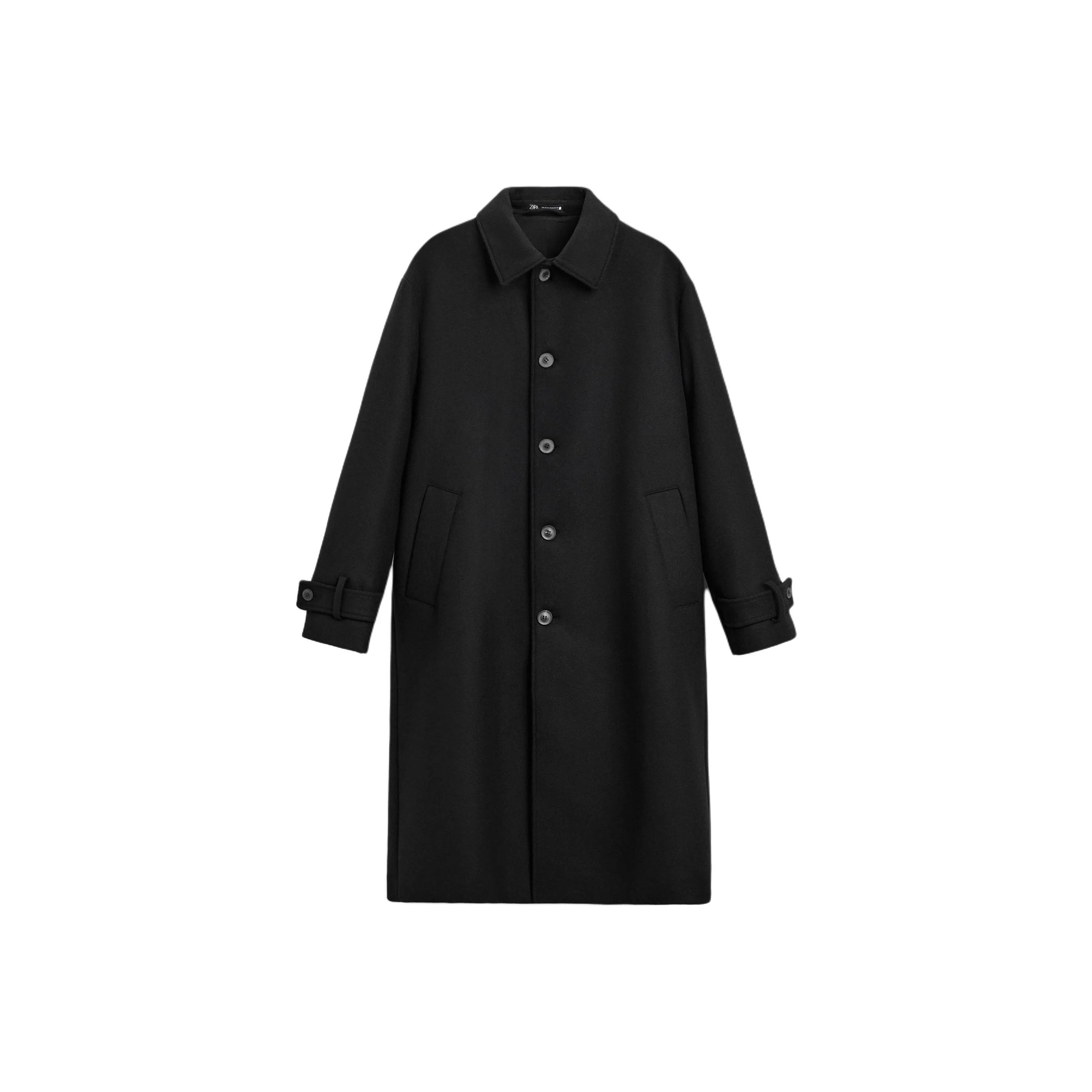 ZARA Черное Мужское Пальто