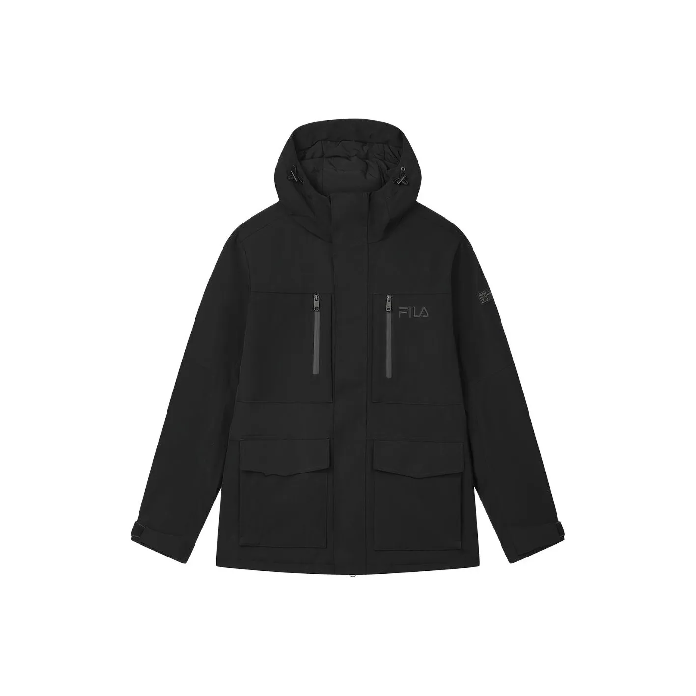 FILA Хлопковый пуховик Мужской Глубокий черный