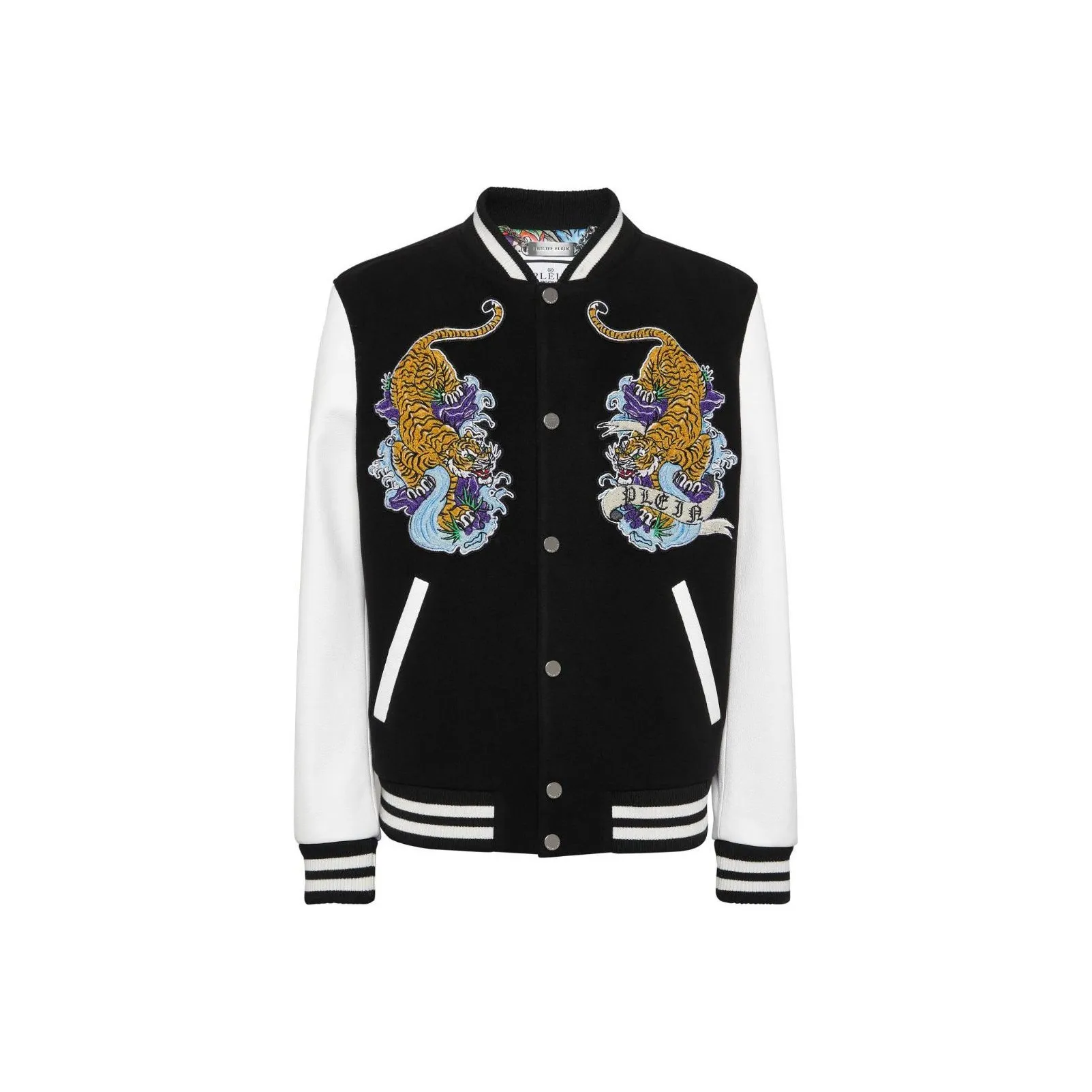 PHILIPP PLEIN Tattoo patches Bomber Jacket