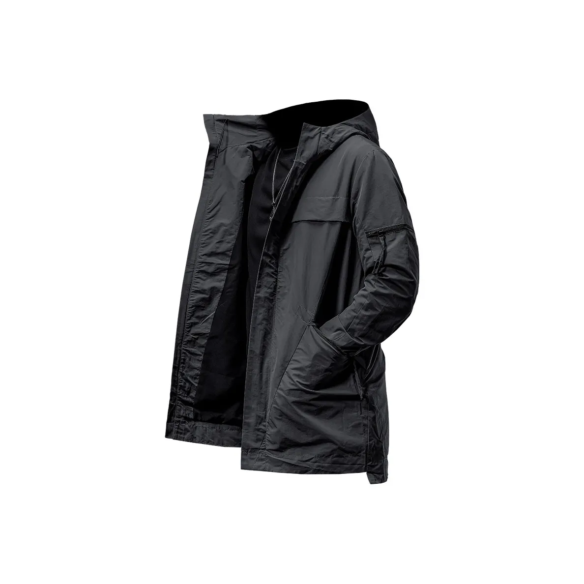 Seasonal Words Jackets Coats Men's Black
