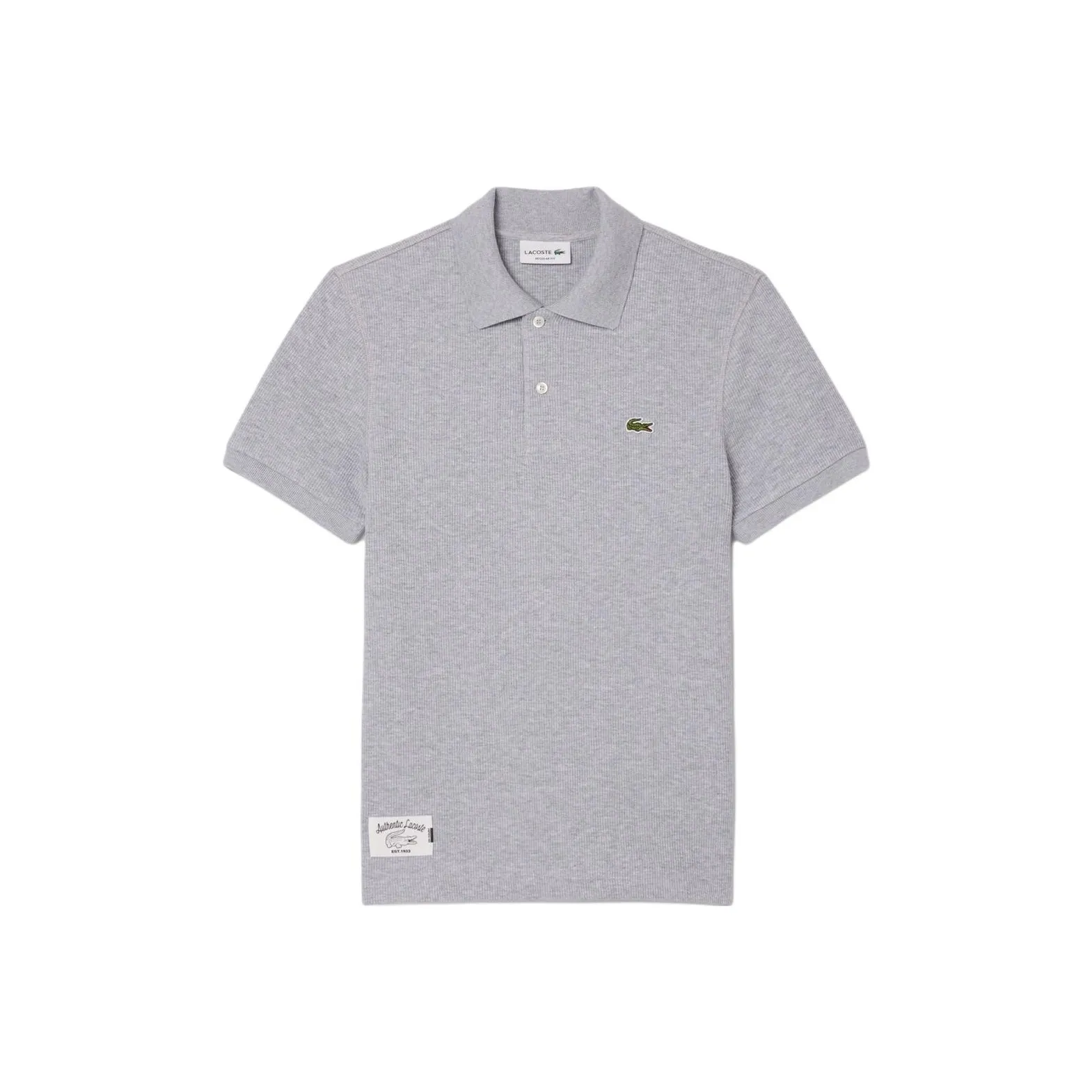 LACOSTE Collaboration Мужская Поло Серого Цвета