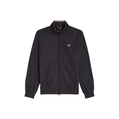 FRED PERRY Черная Мужская Куртка