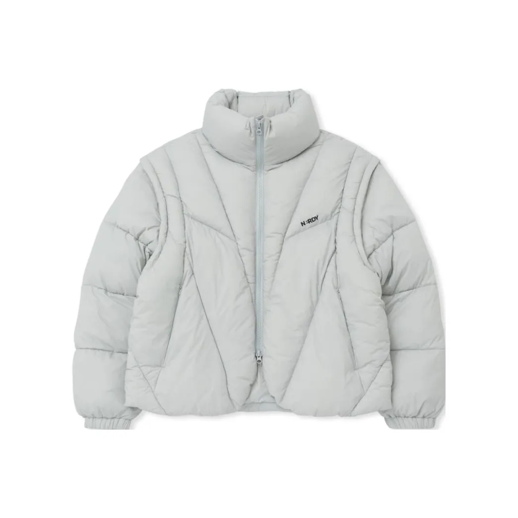 Nerdy Белый Унисекс Объемные куртки (пуфы)