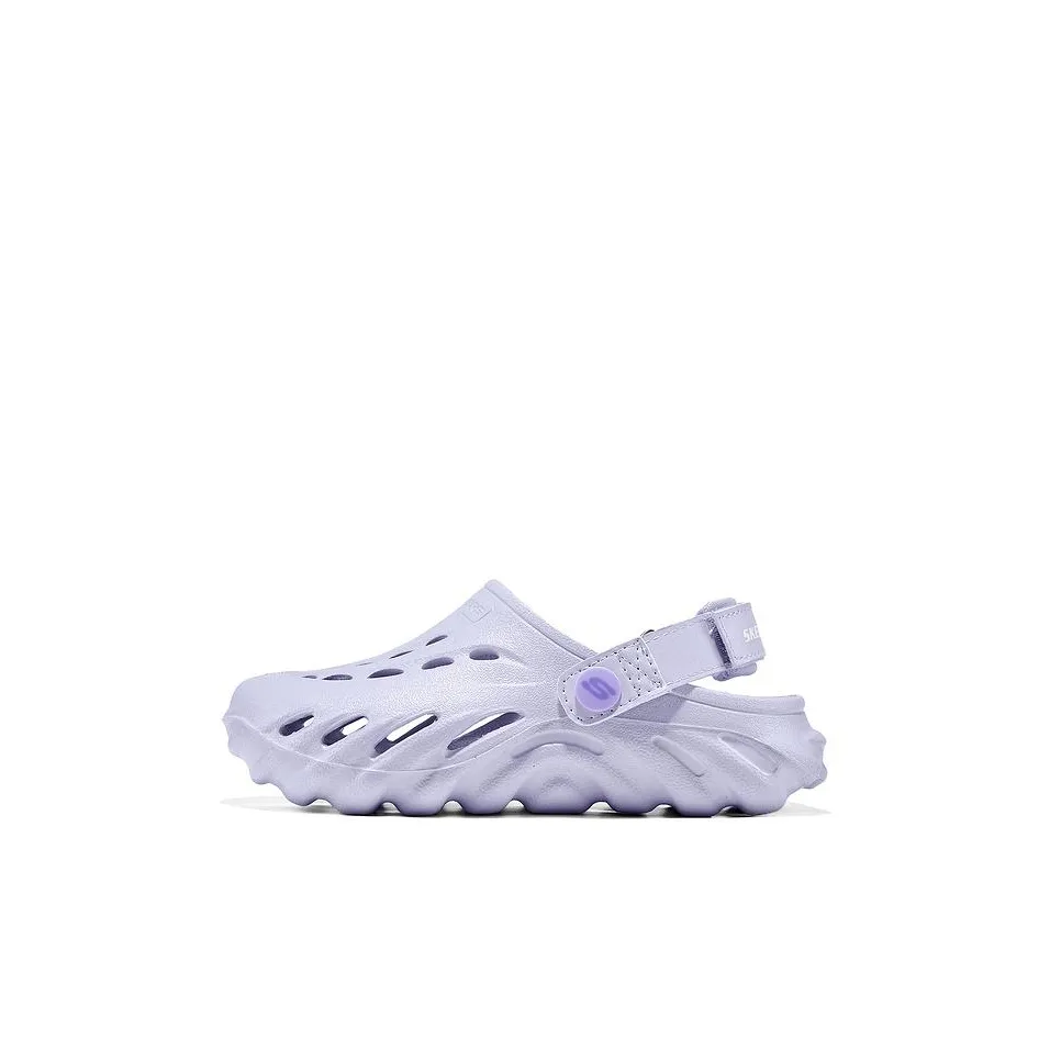 Skechers Kids FOAMIES GIRLS Противоскользящие Анти-KICK Устойчивые к истиранию Низкие Сандалии Фиолетовые Детские