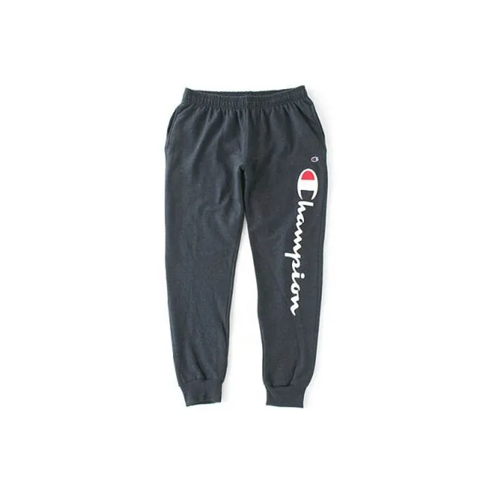 Champion Sports Pants US Version Unisex Navy Gray Cyan