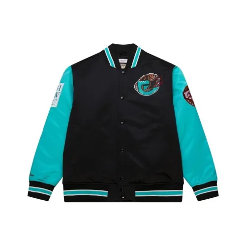 Mitchell Ness Memphis Grizzlies Черный/Изумрудно-зеленый Мужские Куртки