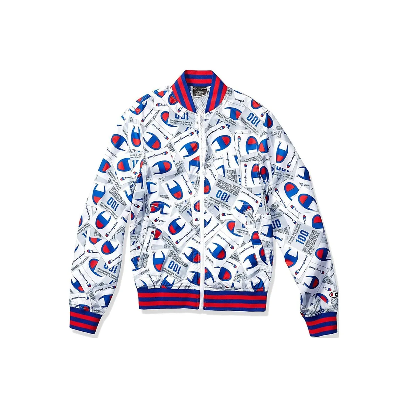 Champion SS24 Baseball Jacket Unisex White