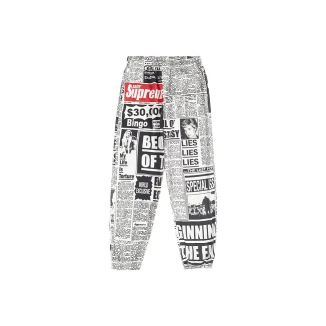 Supreme FW18 Knitted Sweatpants Unisex