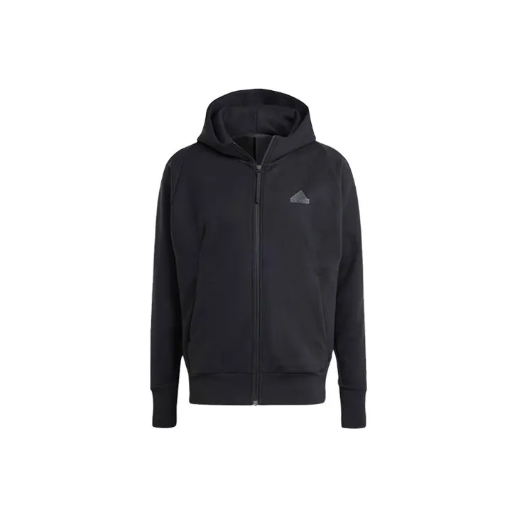 Adidas Z.N.E. SS24 True Healing Collection Hooded Track Jacket Jackets Coats Men's Black