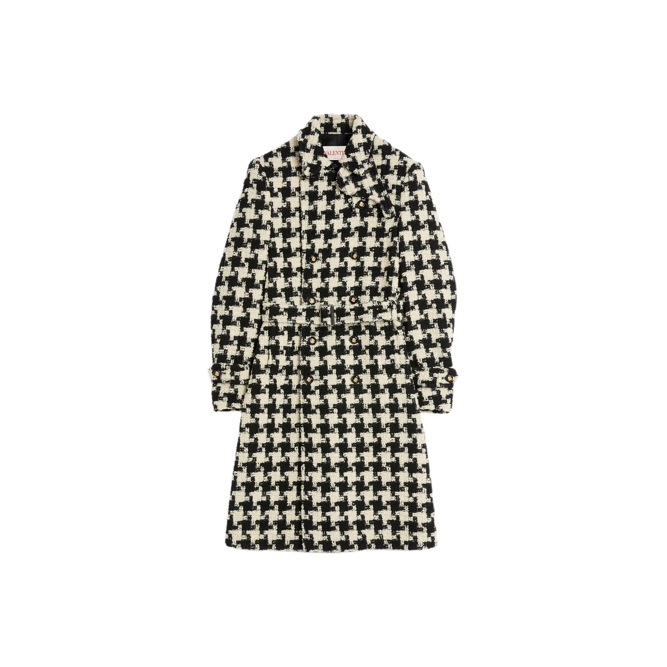 Valentino FW24 Coat Men's Black White