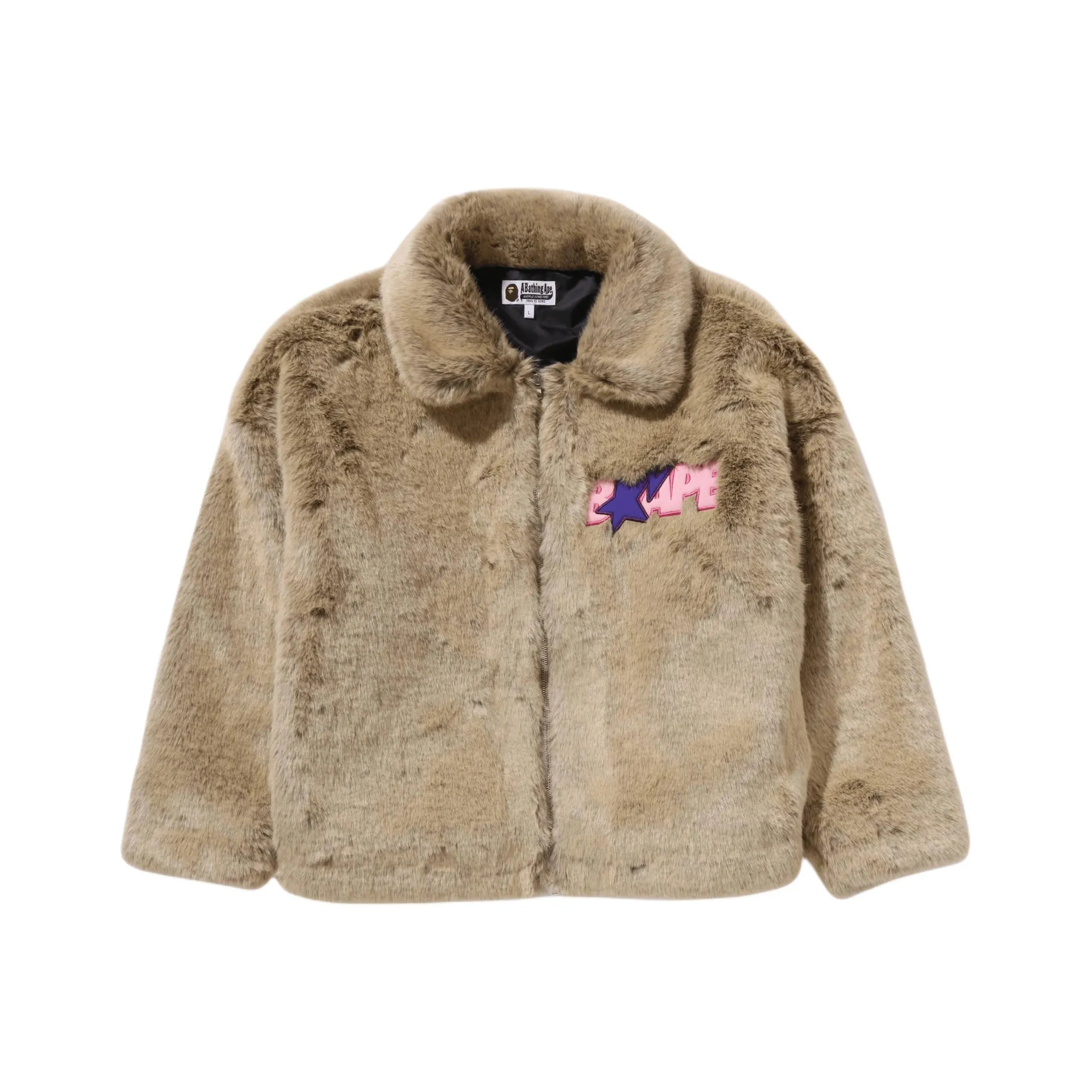 Bape X Don Toliver Faux Fur Jacket