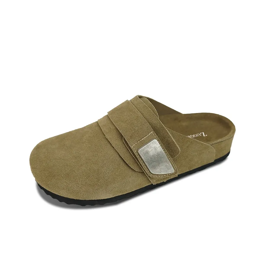 Zuogedu Аbrasion Resistant Домашние тапочки Унисекс Серый Зеленый