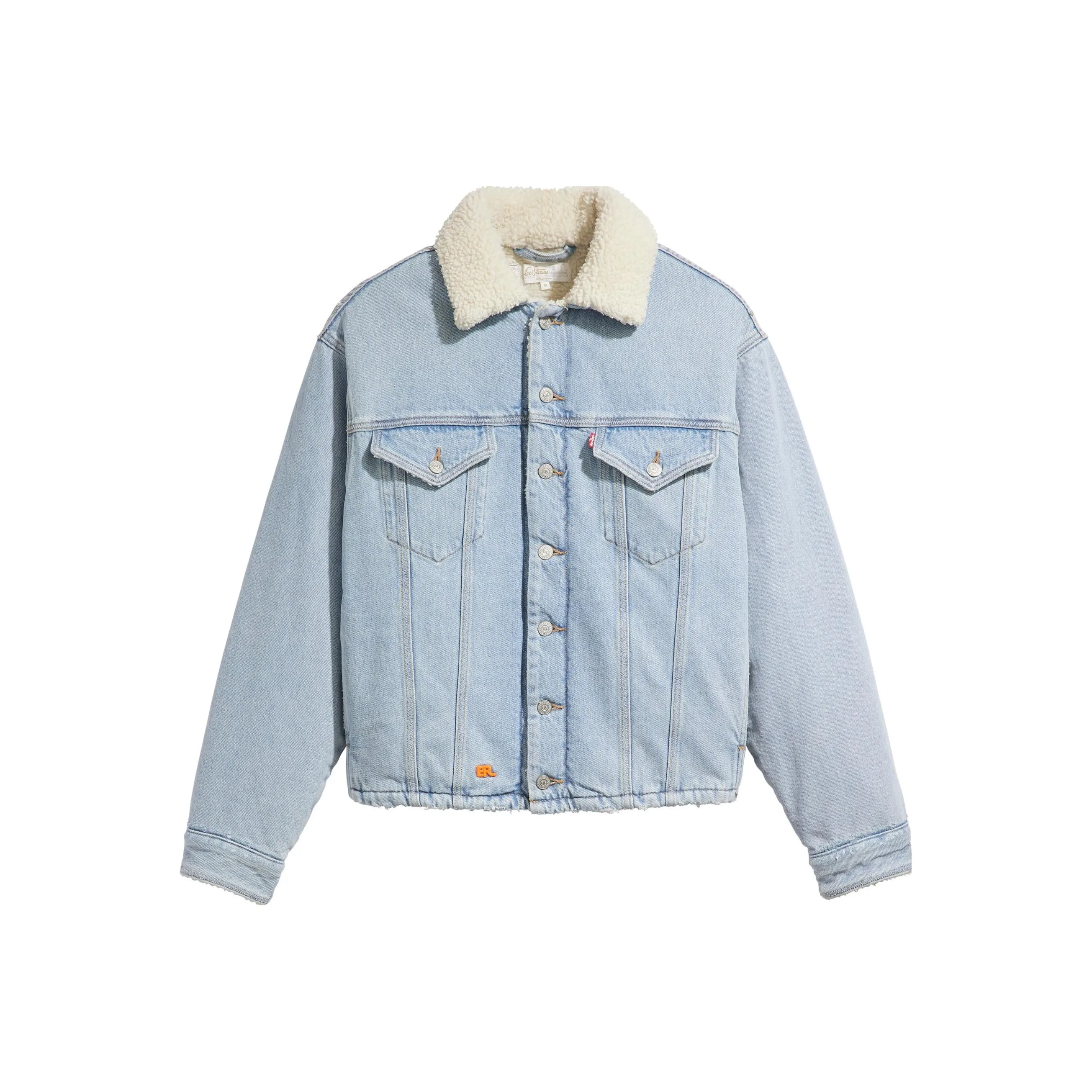 ERL X Levi's Sherpa Trucker Denim Jacket