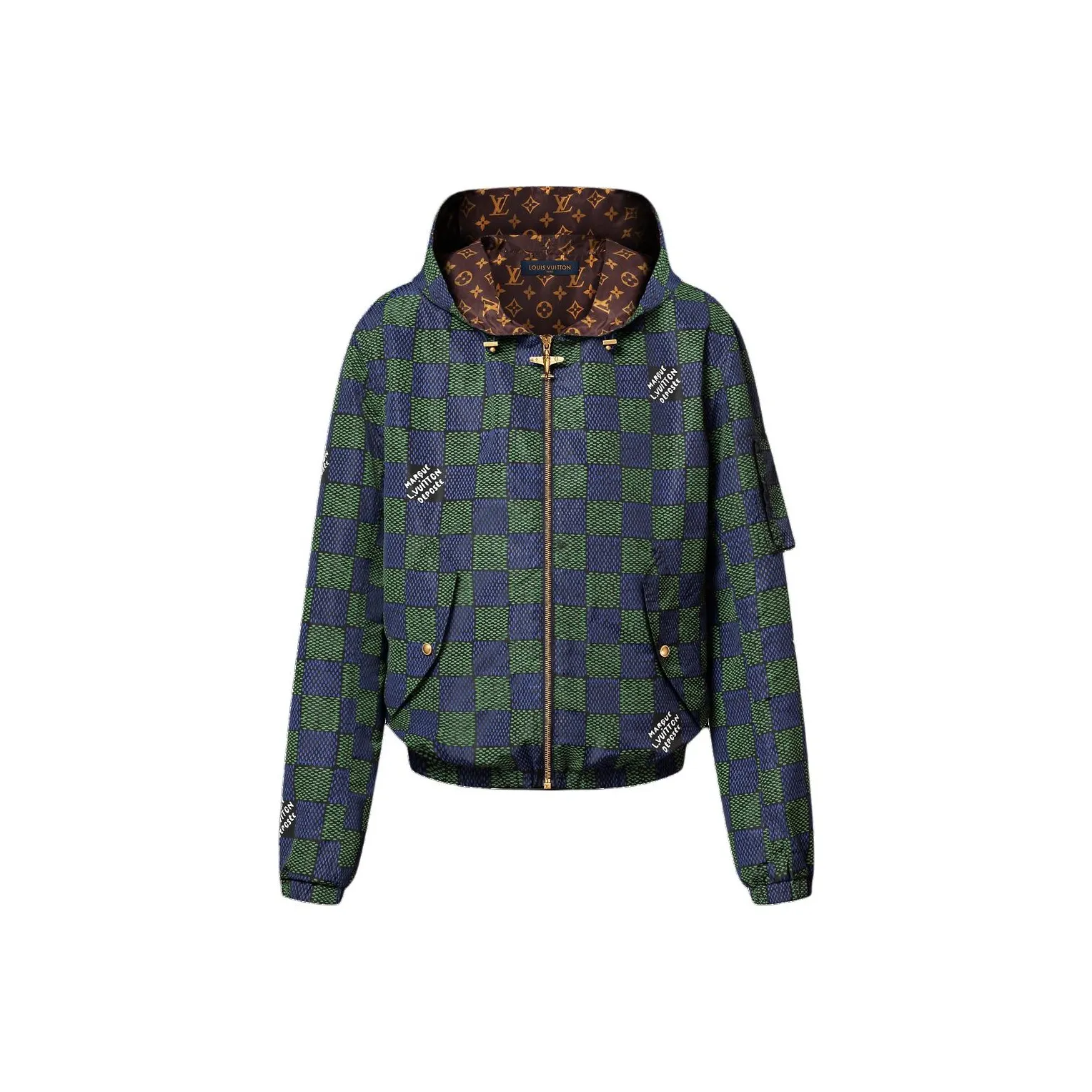 LOUIS VUITTON Damier Reversible Windbreaker