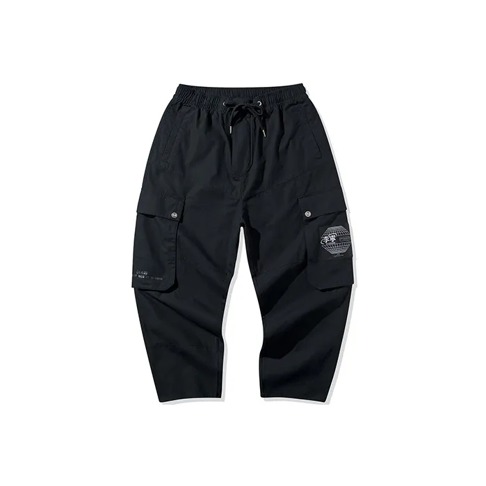 LiNing Paris Fashion Week Collection Cargo Pants Men's Black
