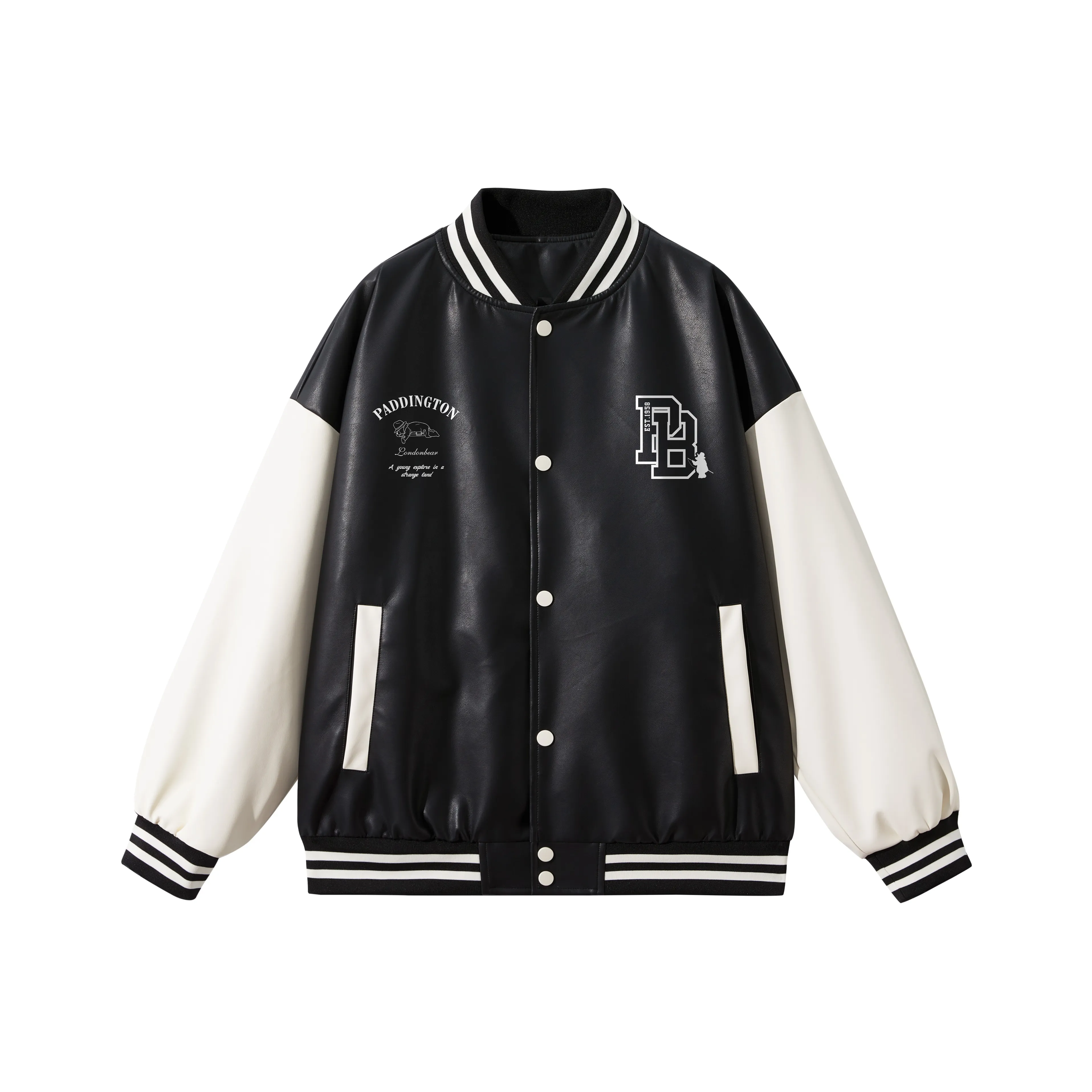 Паддингтон Медведь Бейсбольная куртка Унисекс Черный