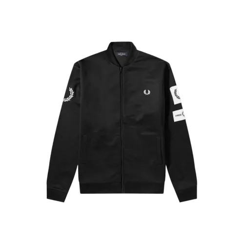 FRED PERRY Черная Мужская Куртка