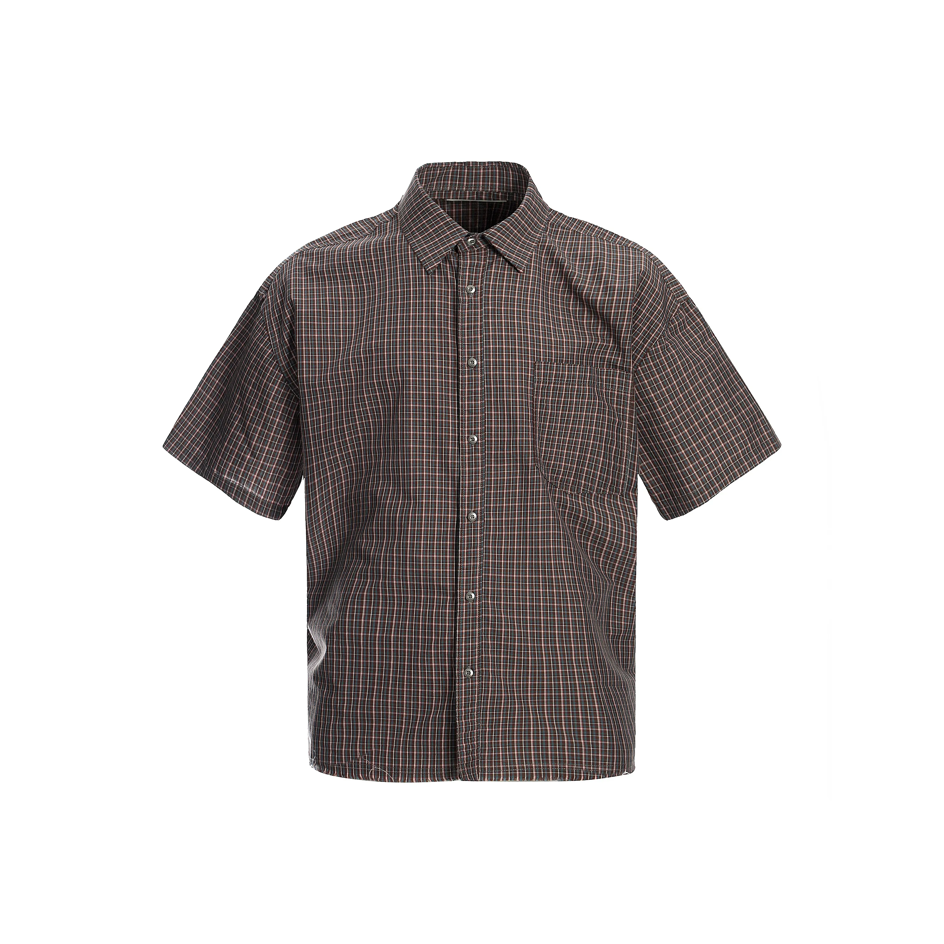 HEIYIXIANSHENG Рубашка Унисекс Кофе