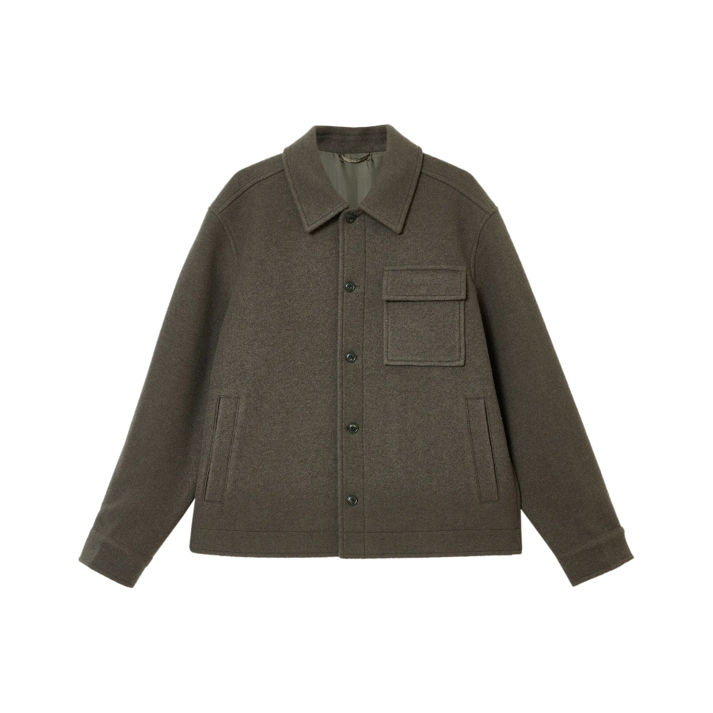 JACK JONES Army Green E04 Мужское пальто