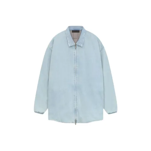 Fear of God Essentials SS24 Свет Ваш Деним Мужские Куртки