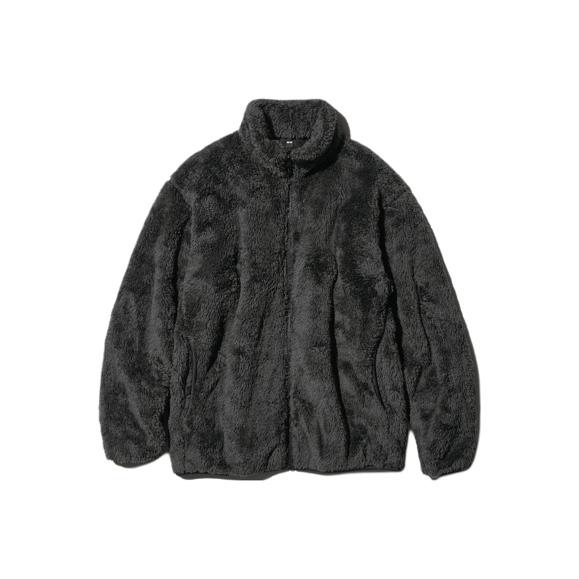UNIQLO Бархат Feel Куртка Унисекс Темно-Серый