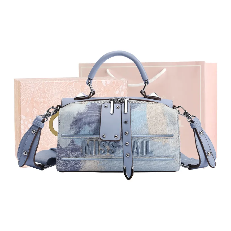 MISS GAIL Сумка через плечо из синтетической кожи сумка для женщин Furong синий