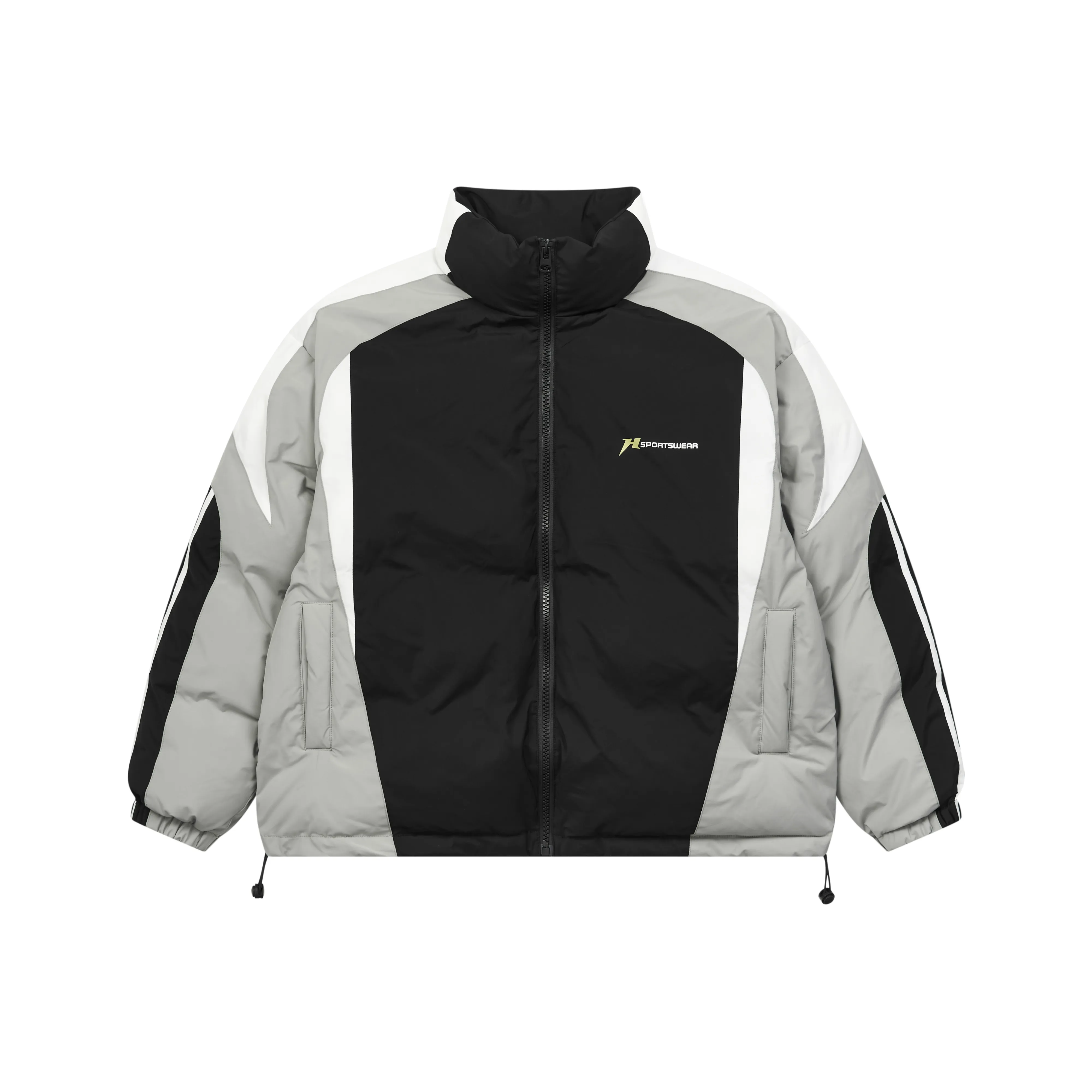 HARSH AND CRUEL Пуховик Унисекс Черный